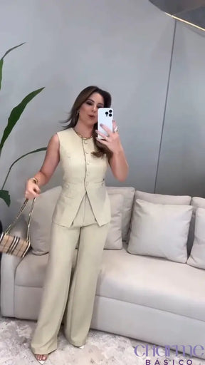 Conjunto Rita – Elegância E Sofisticação Em Um Só Modelo!