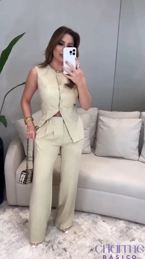 Conjunto Rita – Elegância E Sofisticação Em Um Só Modelo!