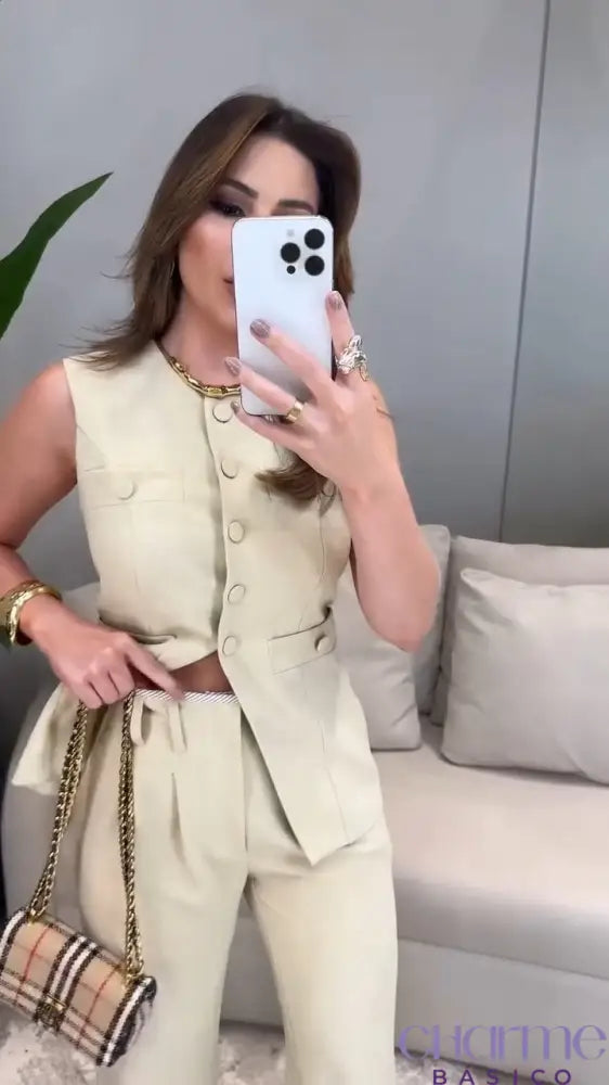 Conjunto Rita – Elegância E Sofisticação Em Um Só Modelo!