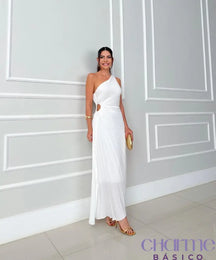 Vestido Aurora - Charme E Exclusividade Branco / P