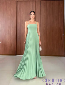 Vestido Clara – Elegância E Classe Em Cada Movimento Verde / P