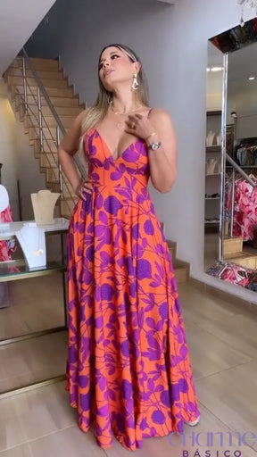 Vestido Longo Serena – A Perfeição Em Cada Traço