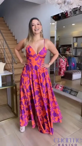 Vestido Longo Serena – A Perfeição Em Cada Traço P