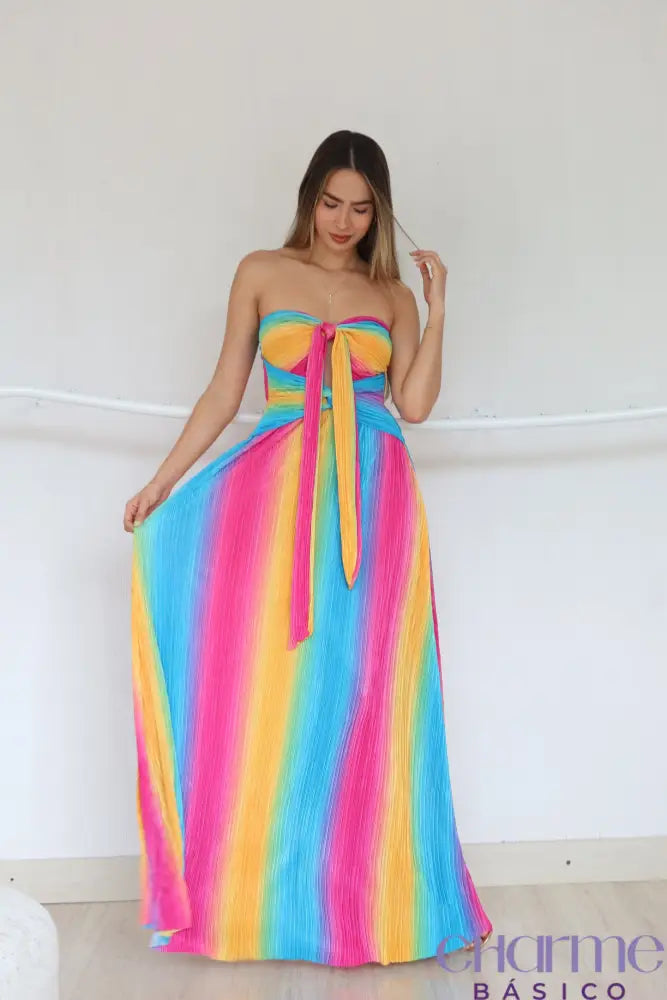 🌟 Vestido Marina: Cores Vibrantes E Elegância Para Qualquer Ocasião!