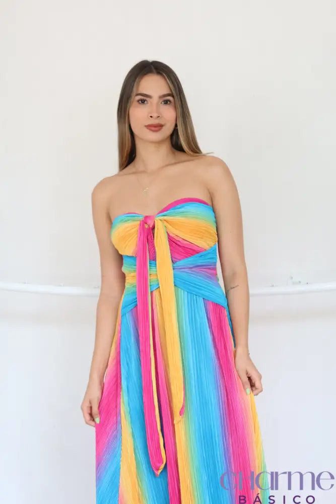 🌟 Vestido Marina: Cores Vibrantes E Elegância Para Qualquer Ocasião!