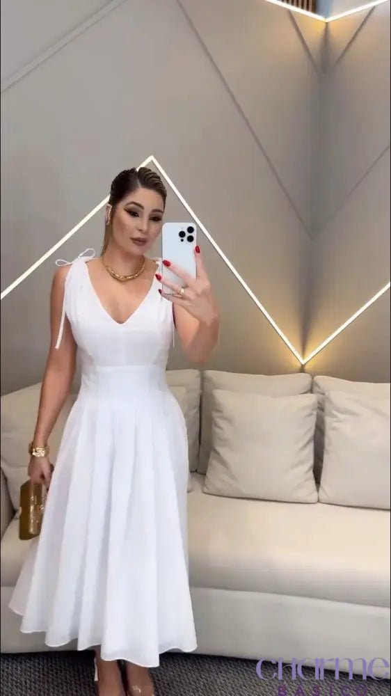 Vestido Pérola – O Toque De Elegância Que Transforma!