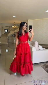 Vestido Ruby – O Toque De Glamour Que Faltava No Seu Guarda-Roupa Vermelho / P